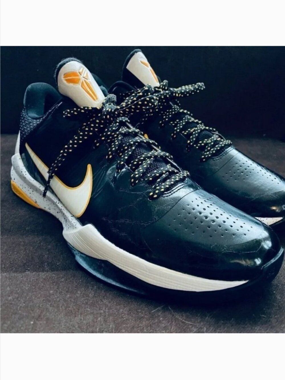 Nike Zoom Kobe 5 Del Sol Men 9 US 42.5 EUR 9.5 UK 386429-002 Excellent overall